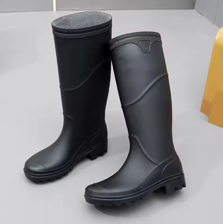 Men’s Waterproof Work Rain Boots – Tall Protective Rubber Boots
